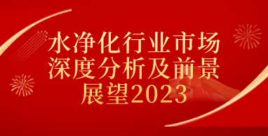 水净化行业市场深度分析及前景展望2023